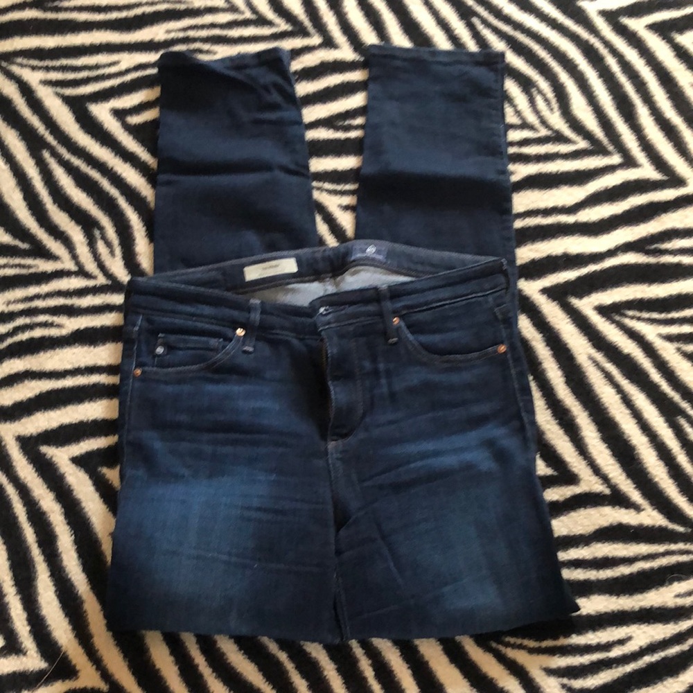 AG The Prima Mid-Rise Cigarette - Dark Wash